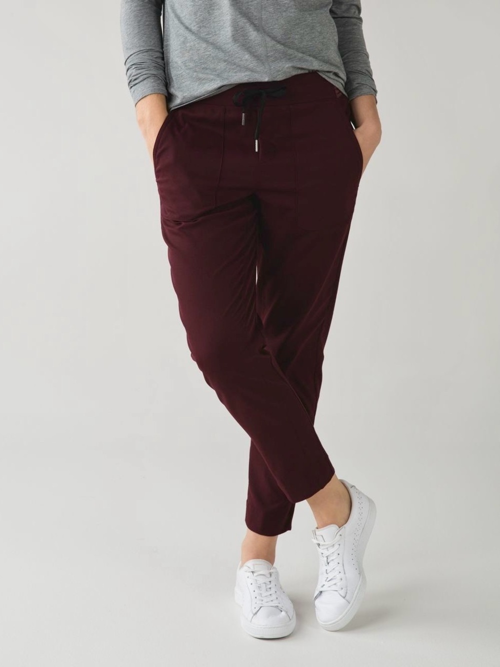 Lululemon &go Take You There Trouser Burgundy Size 10 - Picture 1 of 5